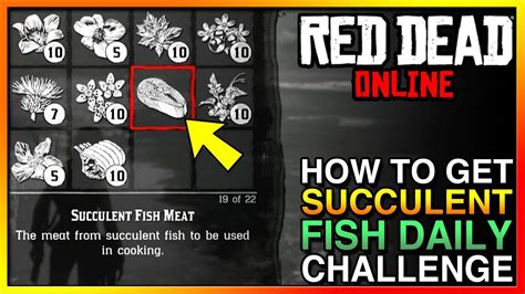 rdr2 succulent fish meat|red dead 2 fish meat.